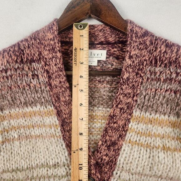 Velvet “The Lara” Sweater Women’s SZ SM Multicolor Made in Peru Alpaca EUC - Picture 12 of 15